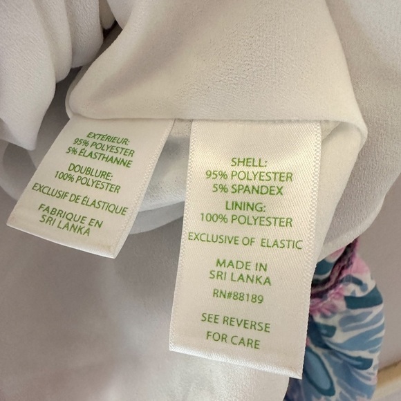 LILLY PULITZER Madelyn Off The Shoulder‎ Stretch Dress In Gecko Green Tige XXS - Picture 7 of 7